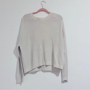 American eagle off-white sweater